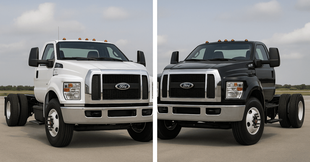 What is the Difference Between the Ford F650 and F750? - New Work Trucks