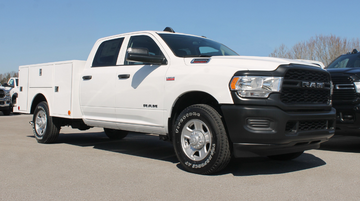 white pick up truck