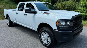 white pick up truck