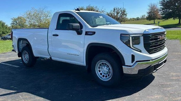 white pick up truck