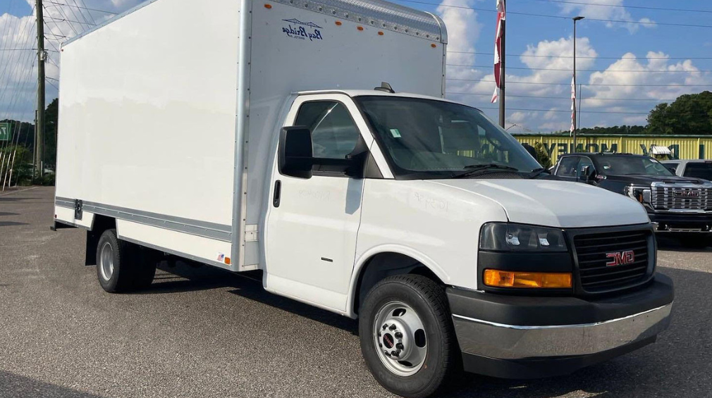 white cargo van