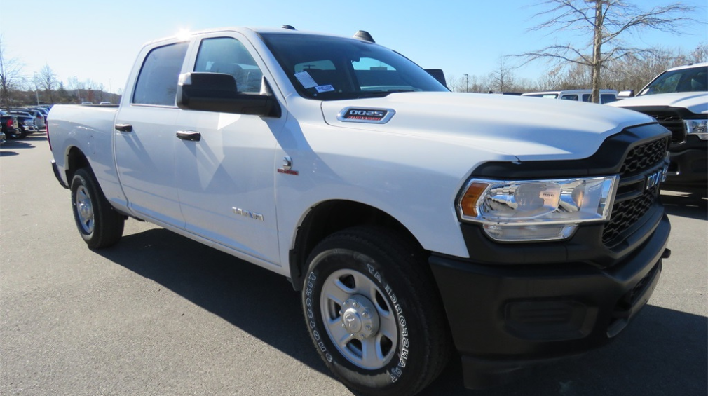 white pick up truck